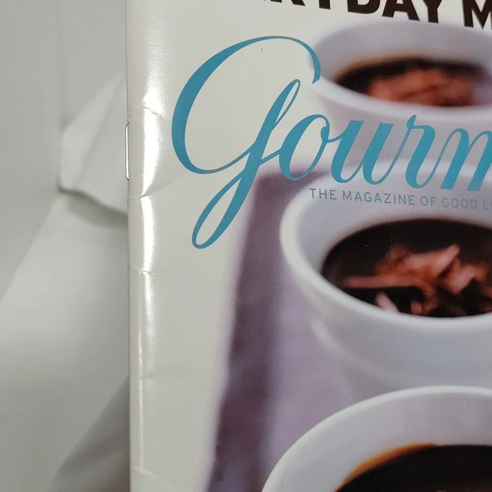 Gourmet Magazine Everyday Meals Cookbook‎ Recipes Foodie